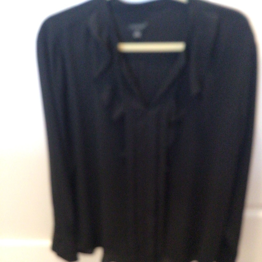 Ann Taylor Black Blouse